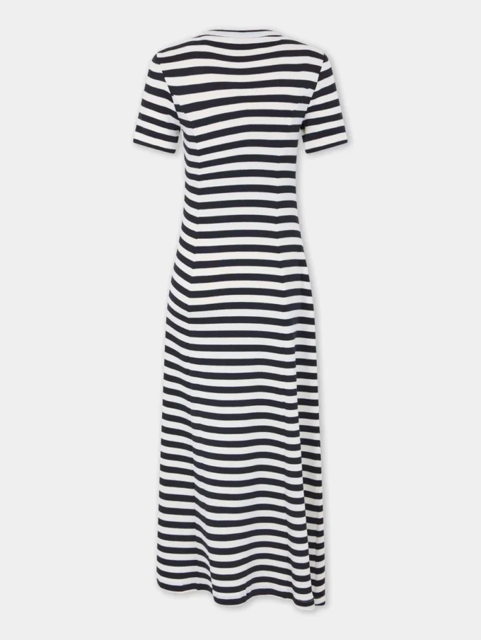 Drapiertes Midikleid aus Wolle