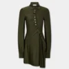Drapiertes Minikleid aus Jersey
