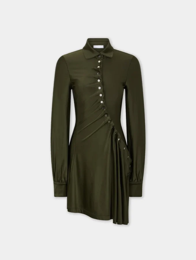 Drapiertes Minikleid aus Jersey