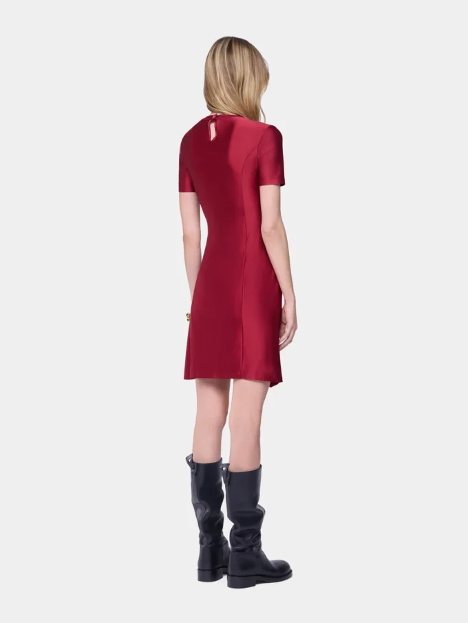 Drapiertes Minikleid aus Jersey
