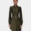 Drapiertes Minikleid aus Jersey