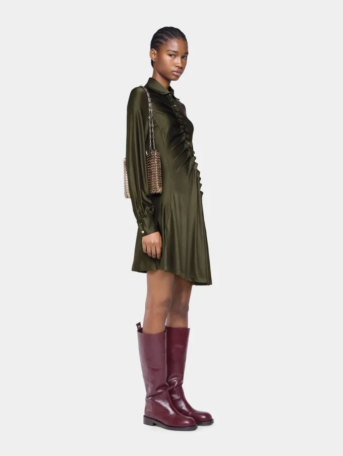 Drapiertes Minikleid aus Jersey