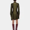 Drapiertes Minikleid aus Jersey