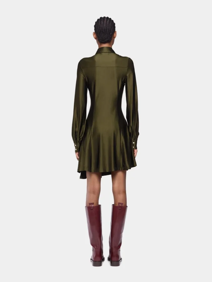 Drapiertes Minikleid aus Jersey