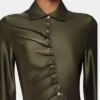 Drapiertes Minikleid aus Jersey