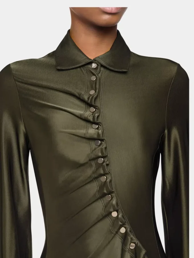 Drapiertes Minikleid aus Jersey