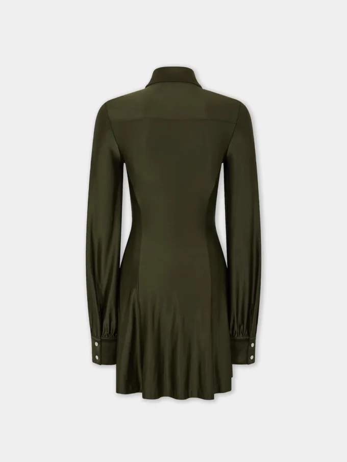 Drapiertes Minikleid aus Jersey