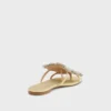 Flache Sandalen mit Strass