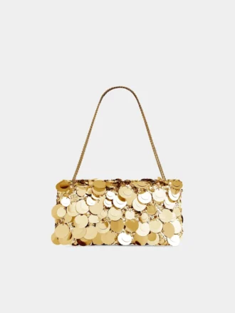 Glitzernde Baguette-Tasche