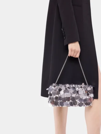 Glitzernde Baguette-Tasche