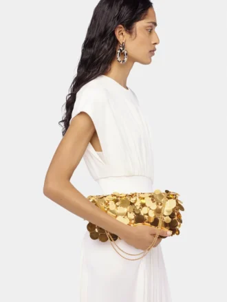 Glitzernde Baguette-Tasche