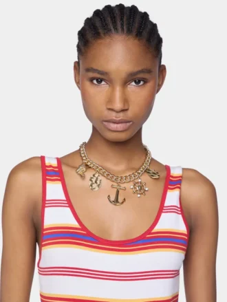 Gold-Halsband mit Medaillen