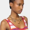 Gold-Halsband mit Medaillen