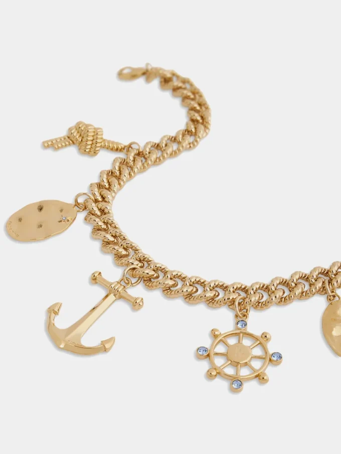 Gold-Halsband mit Medaillen