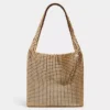 Goldfarbene Pixel-Tasche