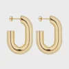 Goldfarbene XL Link Ohrringe Goldfarbene XL Link Ohrringe