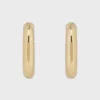 Goldfarbene XL Link Ohrringe Goldfarbene XL Link Ohrringe