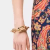 Goldfarbenes XL-Gliederarmband Goldfarbenes XL-Gliederarmband