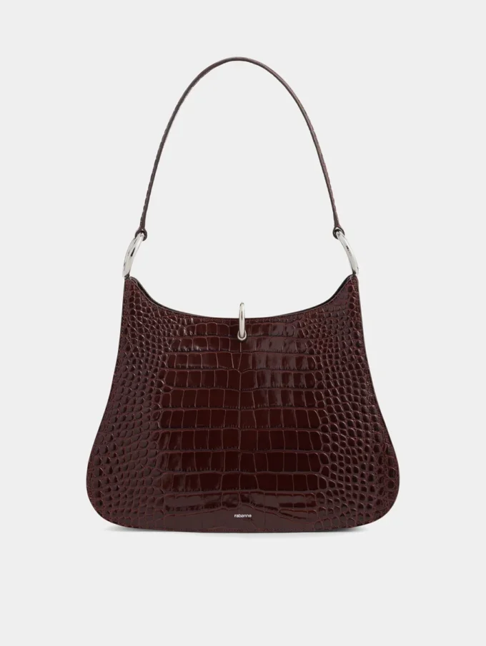 Große Ledertasche mit Ring