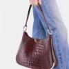 Große Ledertasche mit Ring