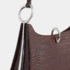 Große Ledertasche mit Ring