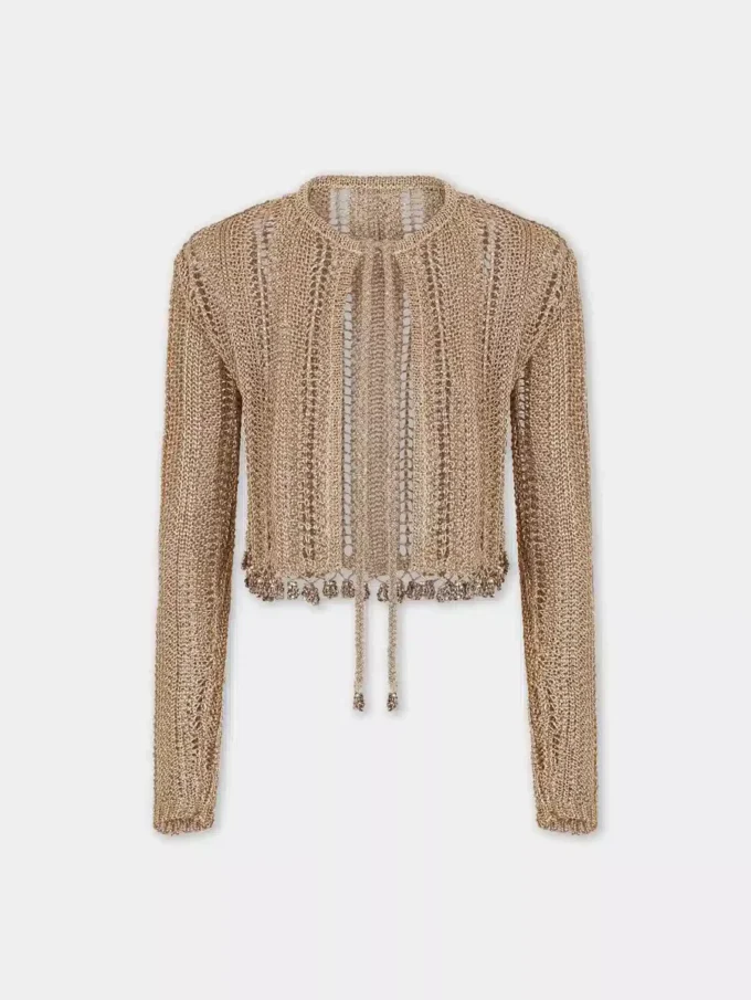 Häkel-Strickjacke