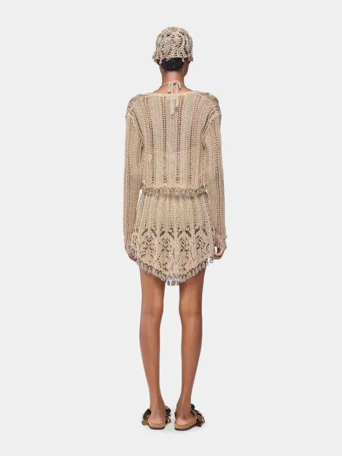 Häkel-Strickjacke