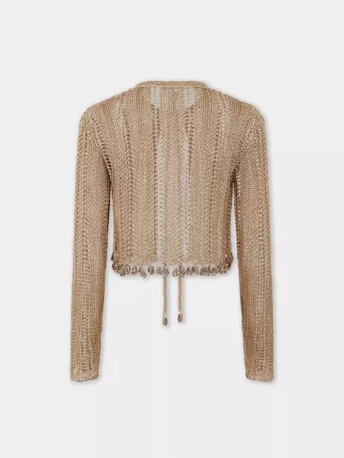 Häkel-Strickjacke
