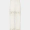 Hose aus Denim mit Stickdetails