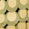 Kaki-farbene Nano-Tasche mit Glitzer