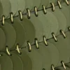 Khaki-farbene Paco-Schultertasche aus Kalbsleder