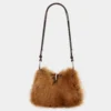 Kleine Ledertasche mit Ring