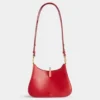Kleine Ledertasche mit Ring