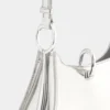 Kleine Ledertasche mit Ring