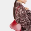 Kleine Ledertasche mit Ring