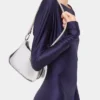 Kleine Ledertasche mit Ring