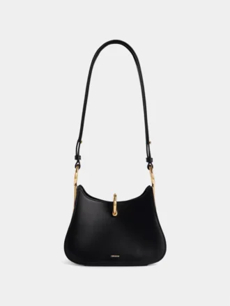 Kleine Ring-Ledertasche