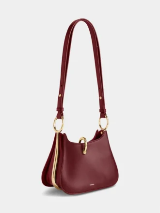 Kleine Ring-Ledertasche