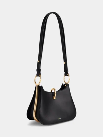 Kleine Ring-Ledertasche