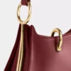 Kleine Ring-Ledertasche