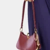 Kleine Ring-Ledertasche