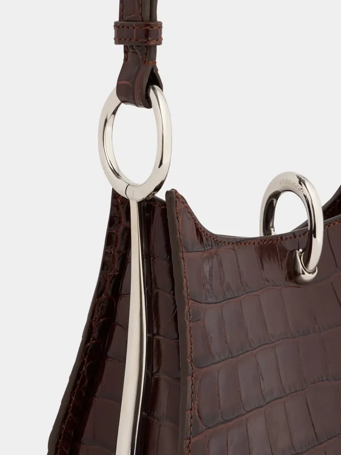 Kleine Ring-Ledertasche