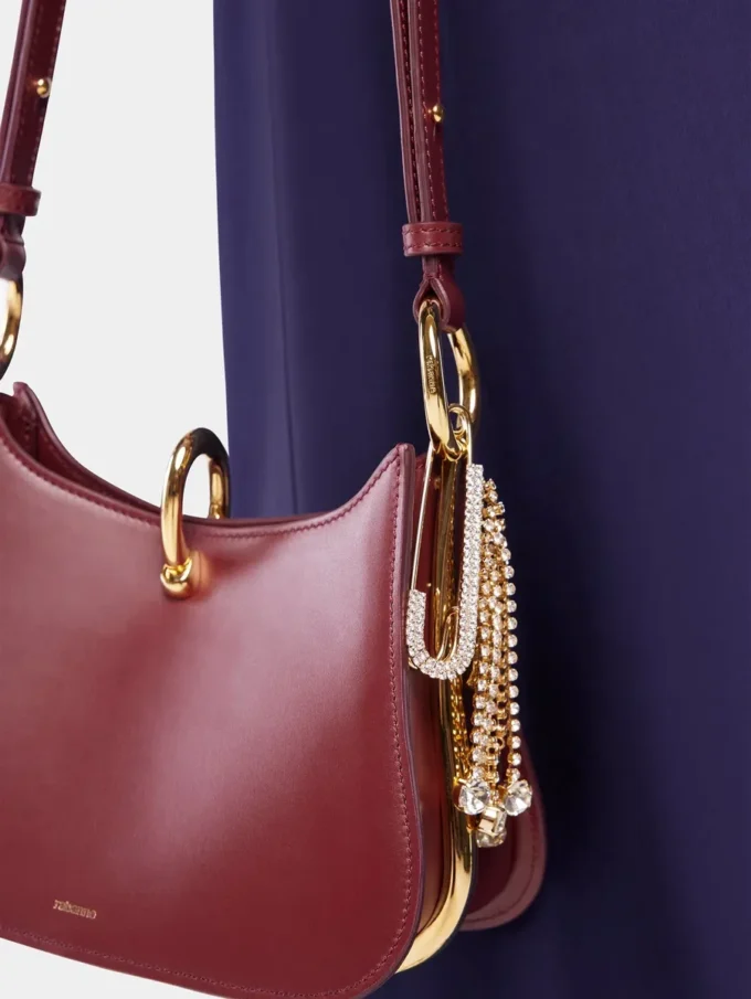 Kleine Ring-Ledertasche