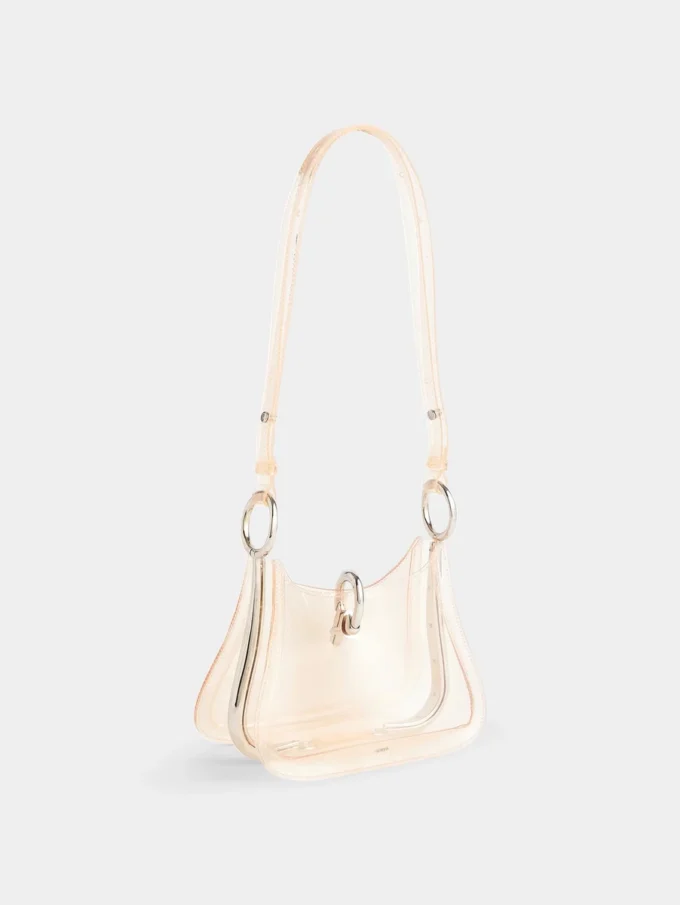 Kleine transparente Ringtasche