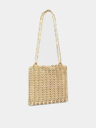 Kultige hellgoldene Tasche von 1969