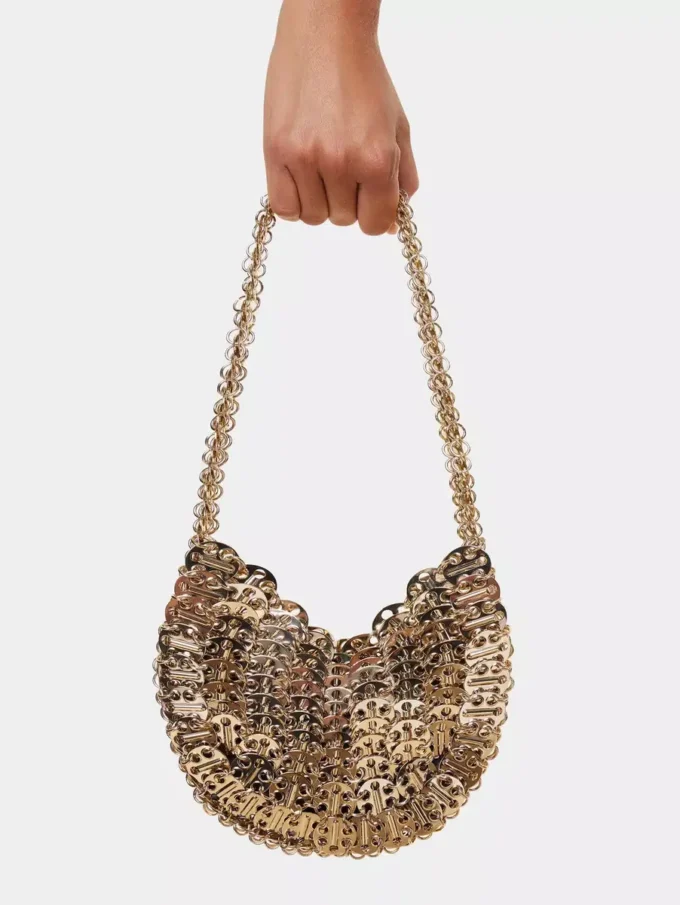 Kultige Mondtasche von 1969 in Gold Kultige Mondtasche von 1969 in Gold