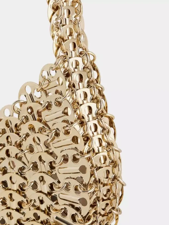 Kultige Mondtasche von 1969 in Gold Kultige Mondtasche von 1969 in Gold