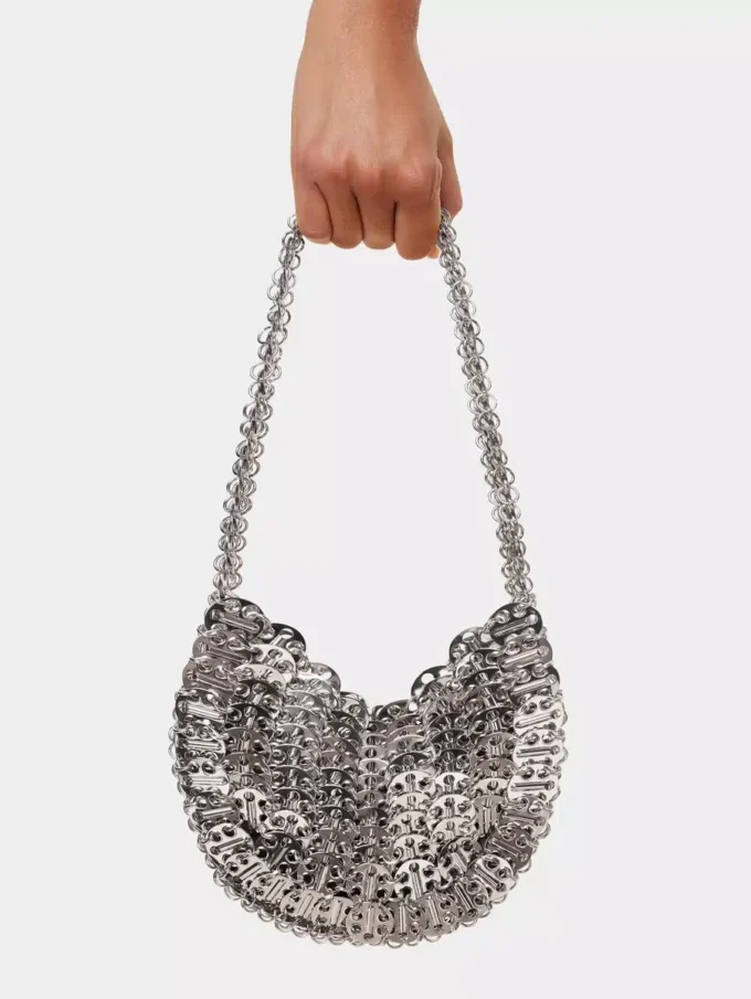 Kultige Moon Bag aus dem Jahr 1969 in Silber Kultige Moon Bag aus dem Jahr 1969 in Silber