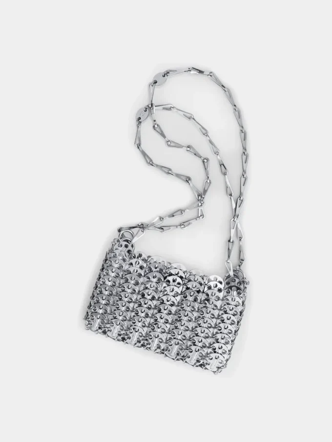 Kultige silberne Nano 1969 Tasche