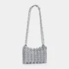 Kultige silberne Nano 1969 Tasche
